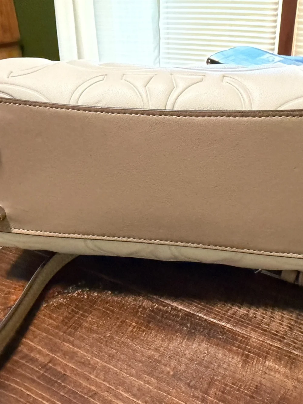 Coach Maggie Signature Small Tote Bag and Matching Wallet: Chalk & Tan